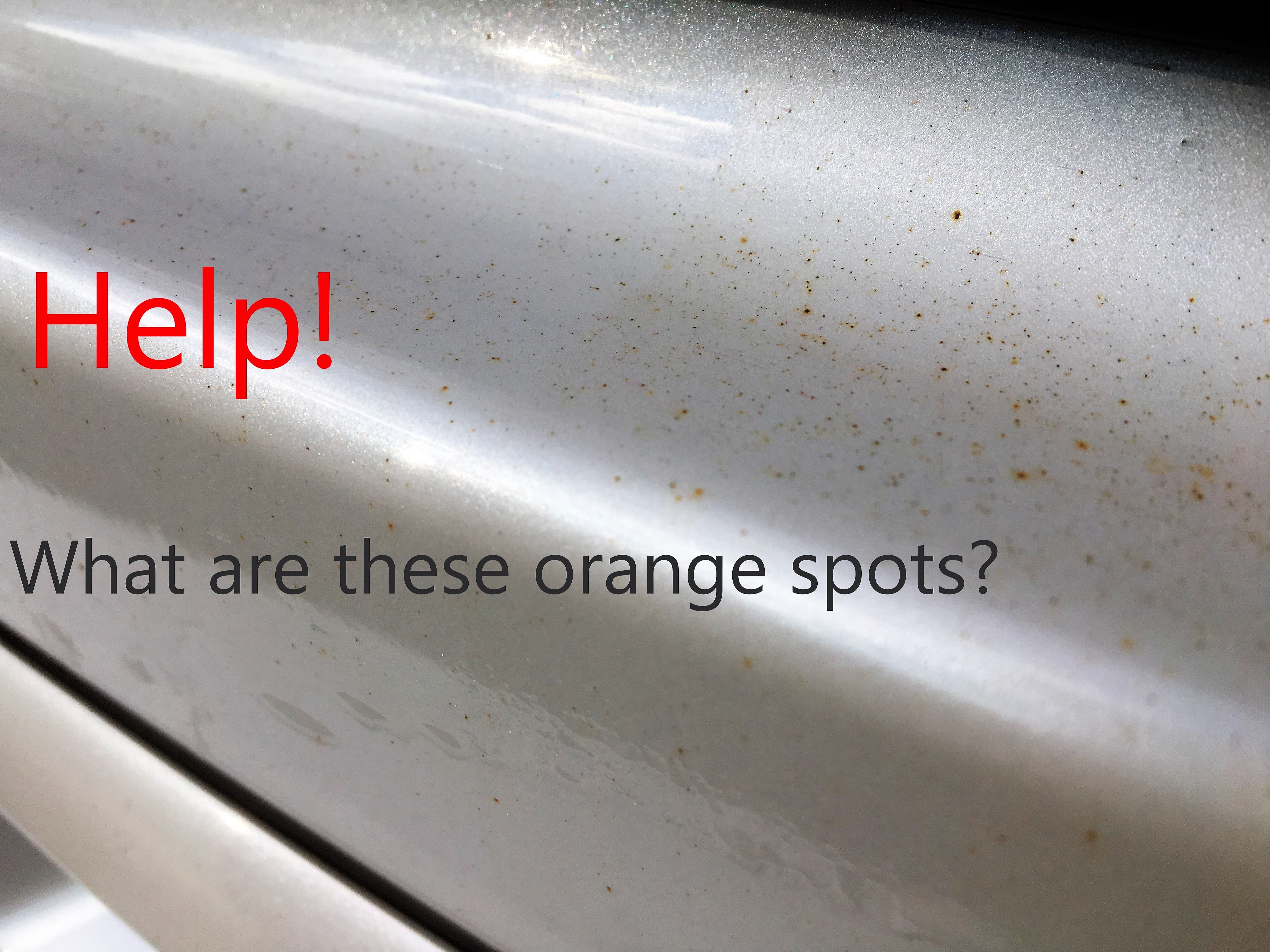 How to prevent rail dust or orange spots on your white paint?﻿ | Remove  Orange Spots from White Paint